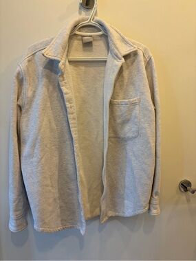 TNA Light Gray Shirt Jacket